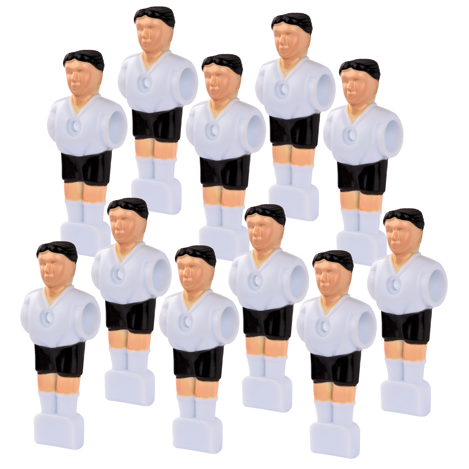 Ruwshuuk Fußballspieler-Set, 2 Farben, Tischfußball Herren, 26 x Kicker-Komponenten, Spieler, Ersatzteile für Fußballtisch