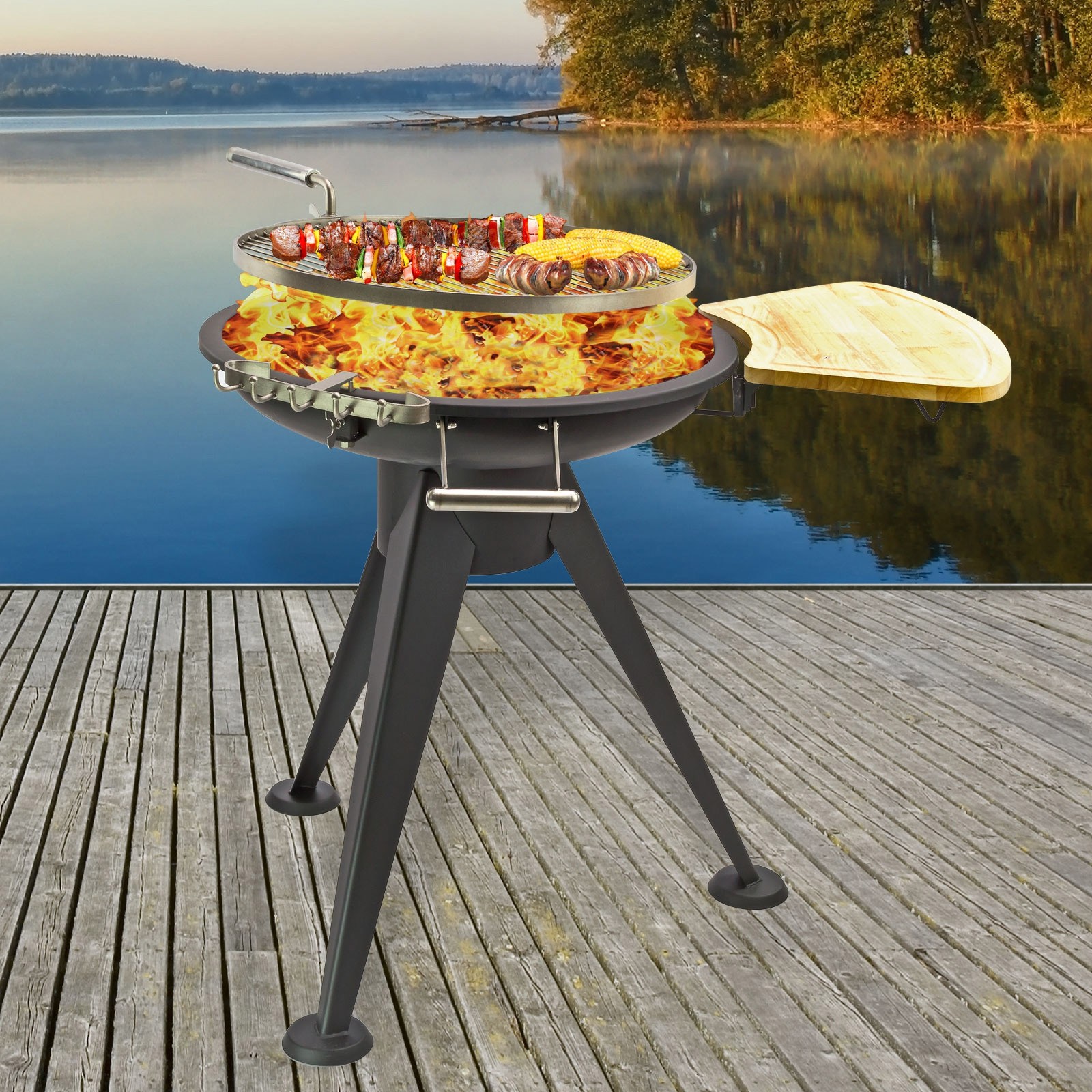 laterne glas Schwarz Klein - Mein Lieblingsplatz Couchtisch mit Funktion -