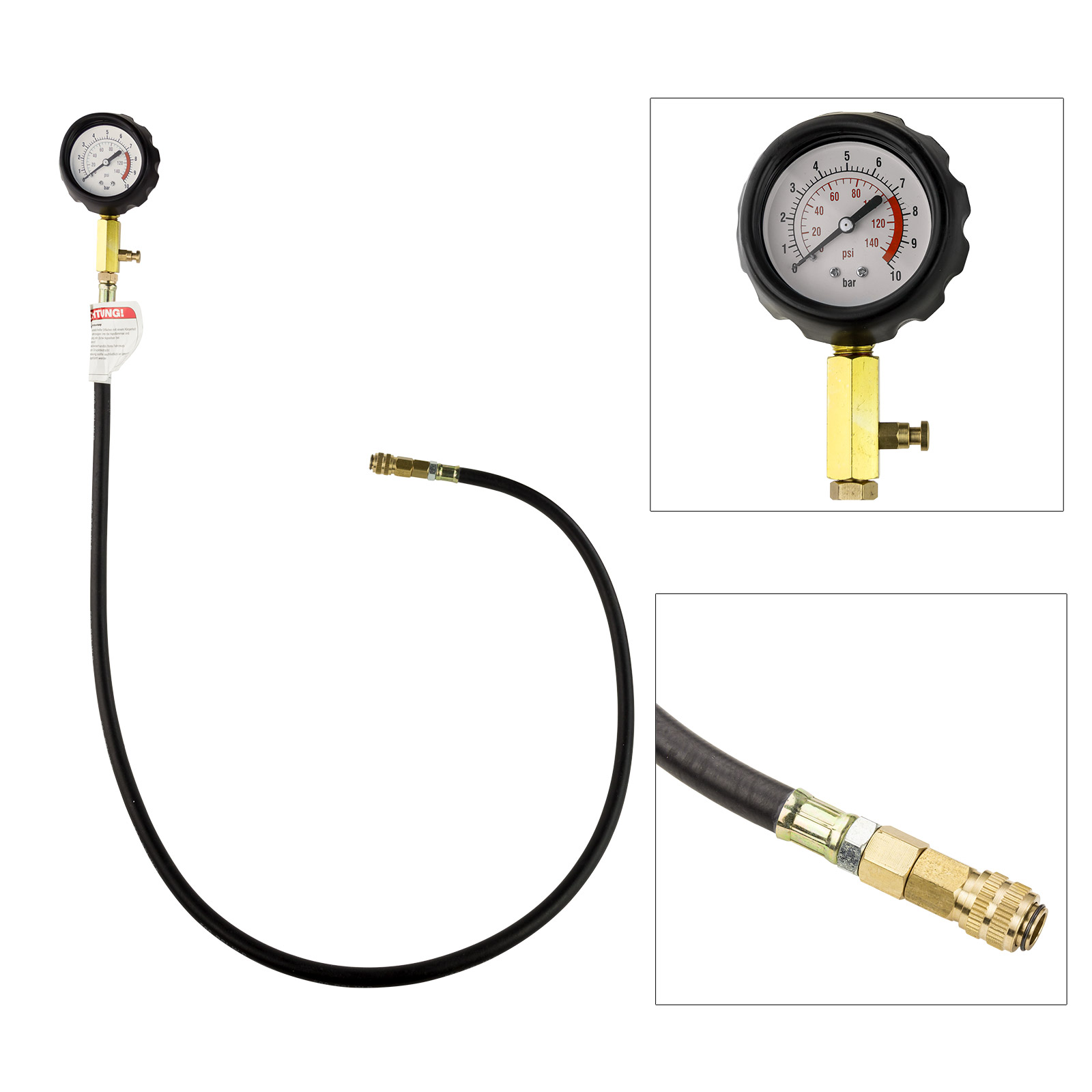 Öldrucktester Adaptern Öldruck Messer Öldruckprüfer Prüfwerkzeug im Koffer Öldrucktester Adaptern Öldruck Messer Öldruckprüfer Prüfwerkzeug im Koffer