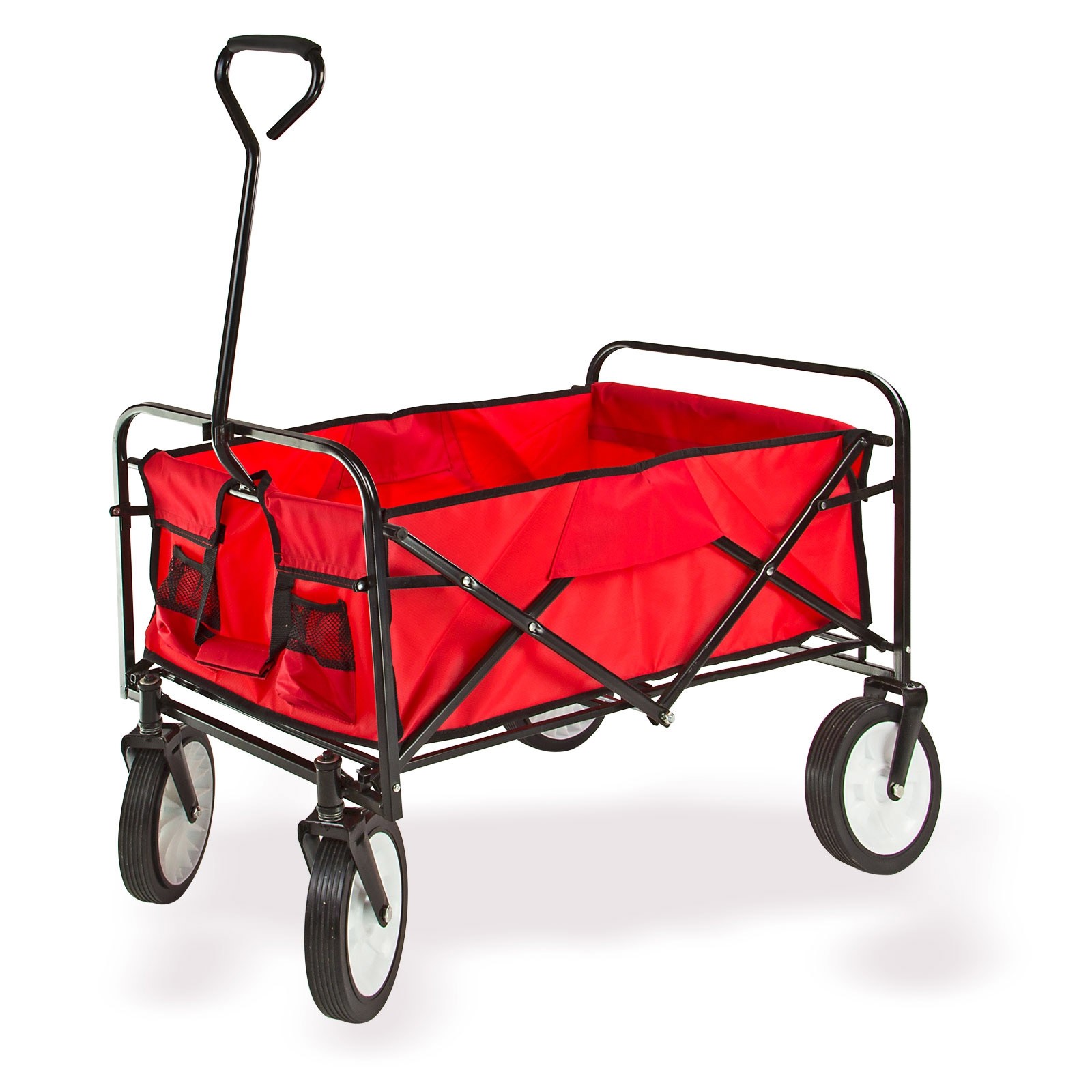 Handwagen Sunny faltbar bis 80 kg - Bollerwagen, Transportwagen, Transportkarre - robust, klappbar, vielseitig - Garten, Strand, Einkauf, Outdoor