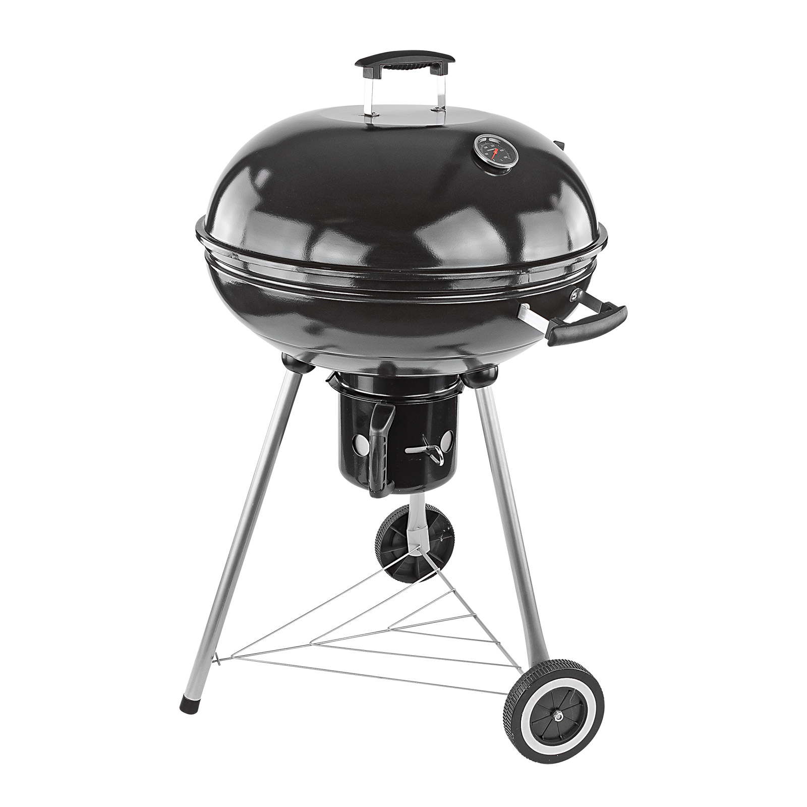 Kugelgrill Antigua 54 cm – Holzkohlegrill, Standgrill, Profi BBQ Grill – Outdoor Grill, Robust, Hitzebeständig, Leicht zu reinigen – Für Garten, Terrasse, Camping, Grillfest