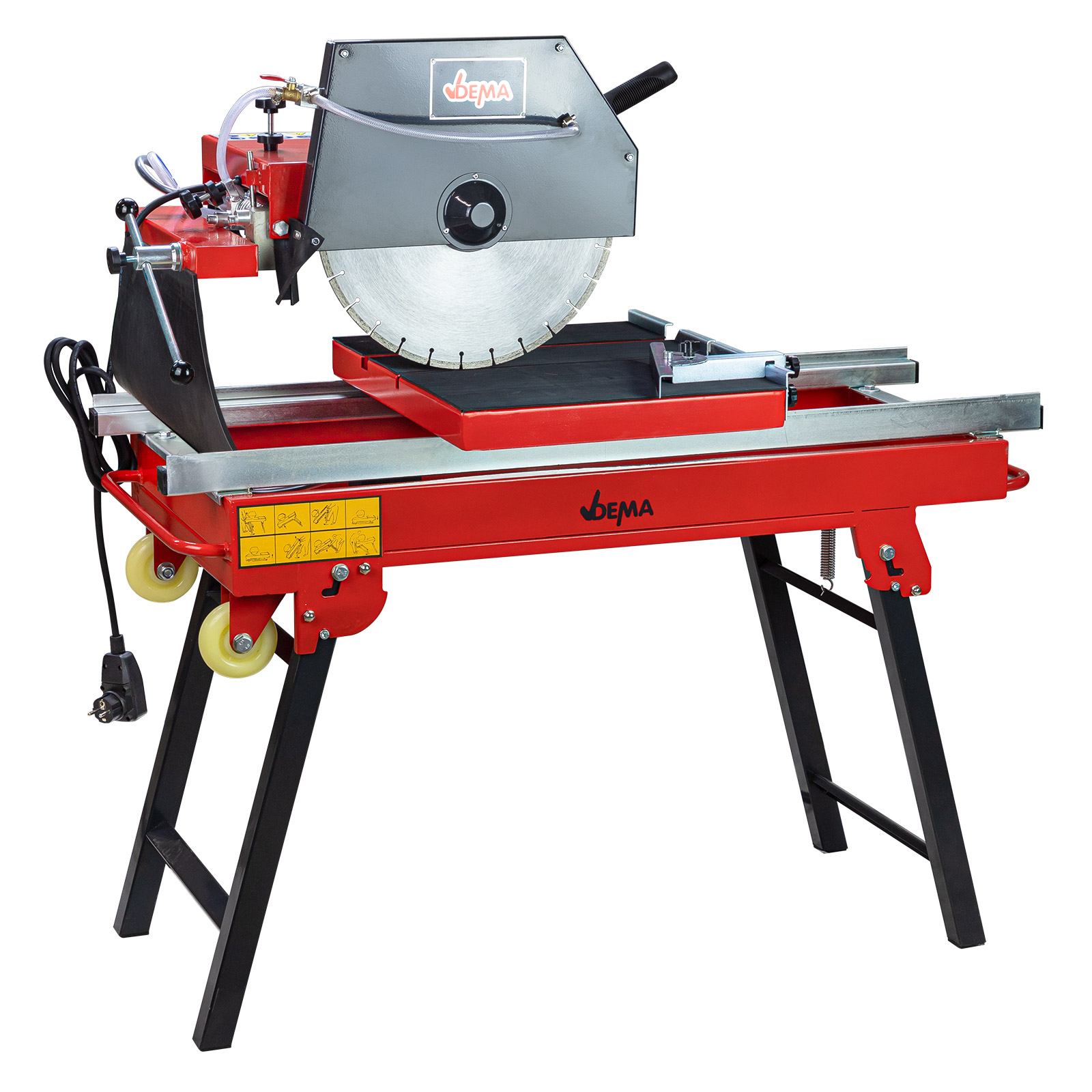 Betonsägenschneider 4000W, Betonsäge mit 410mm Diamantblatt Sägeblatt Betontrennschneider Nass-/Trockenbetonsäge Trennschneider Pflasterschneider Für
