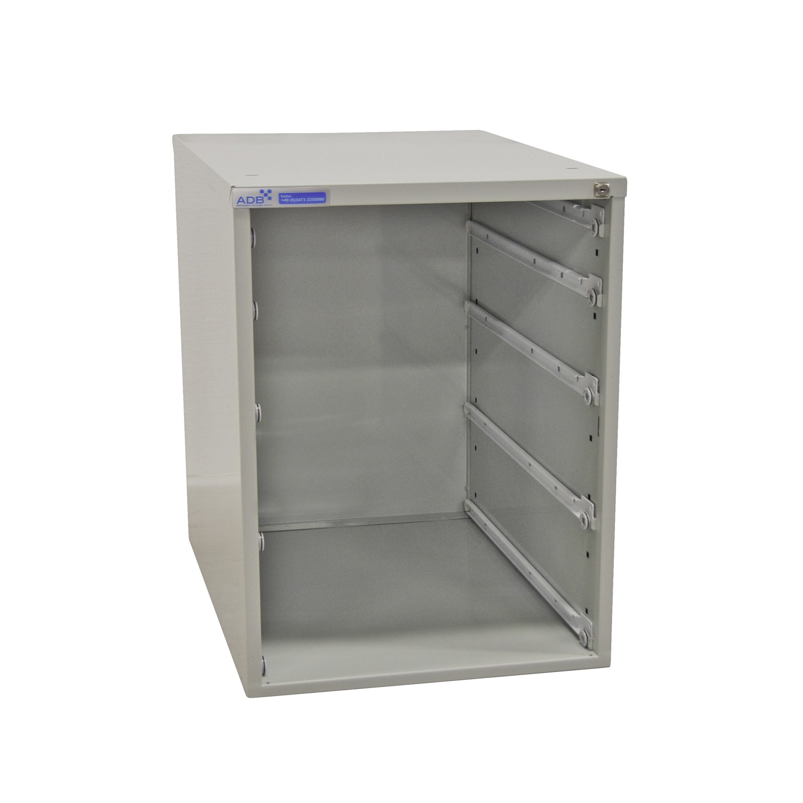 ADB Schubladenbox Schubladenschrank Schubladen Werkbank Zubehör 650x535x700 mm, aus Metall, für die Werkstatt als Werkzeugschrank, Hergestellt in der EU