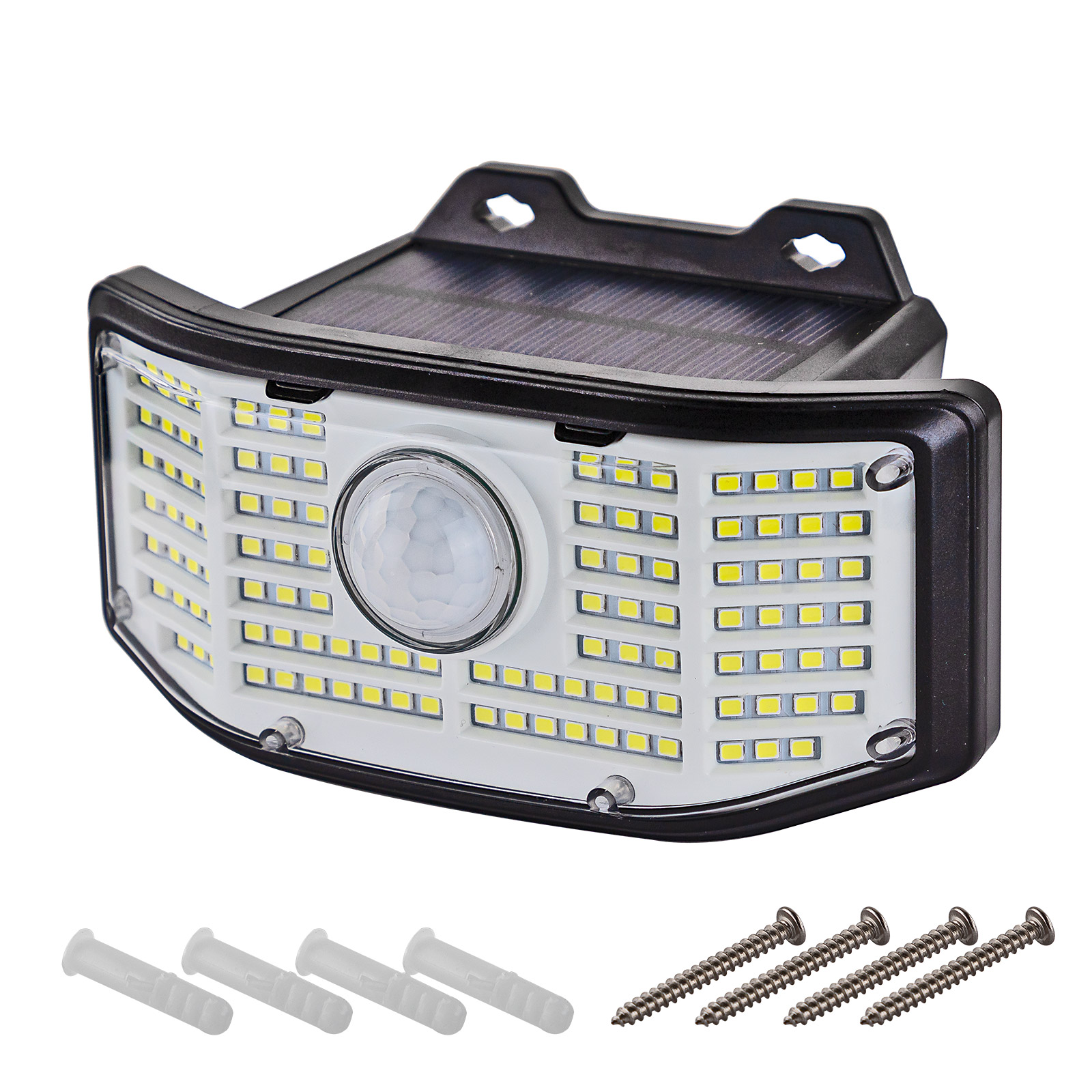 LED Leuchte mit Akku und Solar DSL200 mit Bewegungsmelder Lampe Strahler