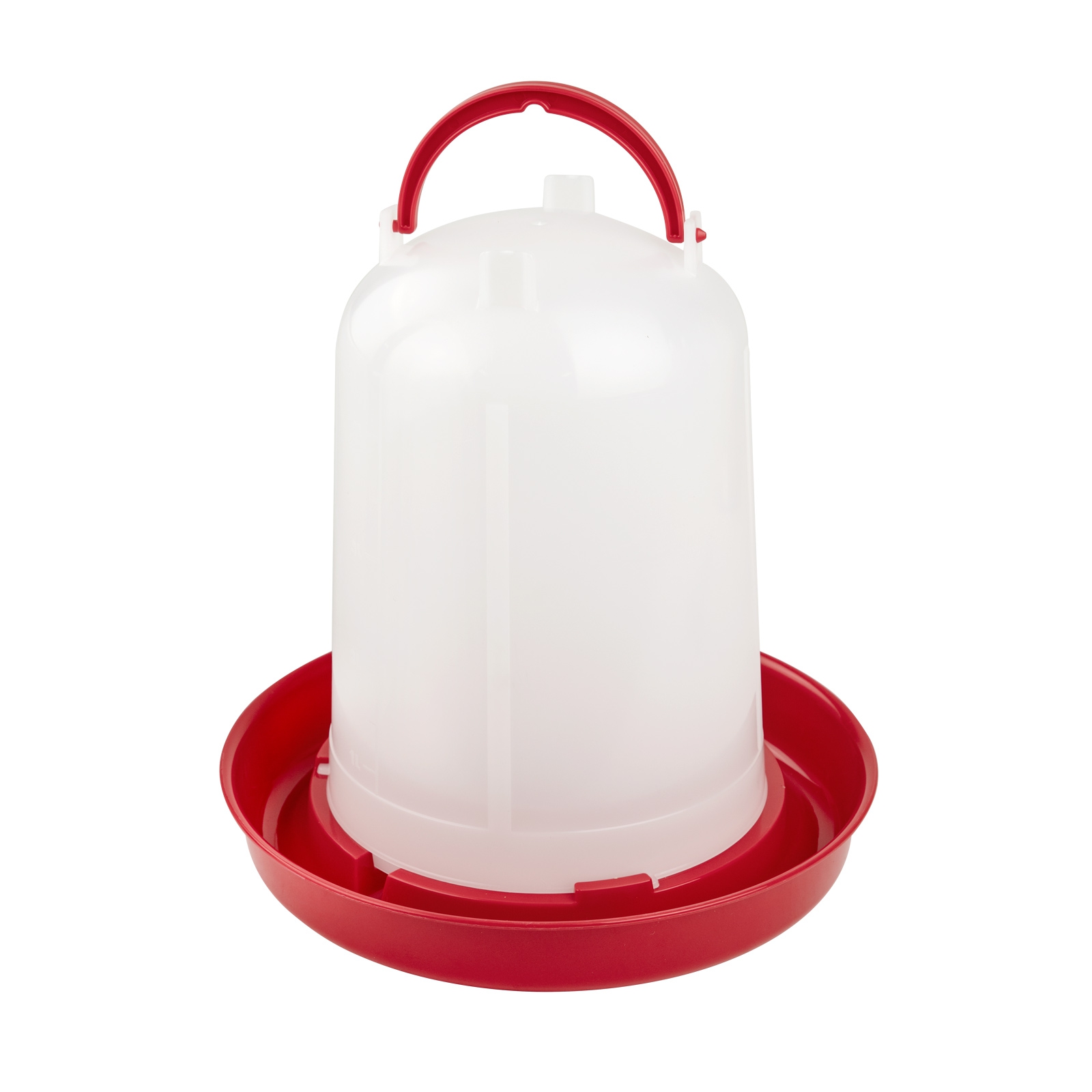 Agrarzone Hühnertränke 8 Liter Mit Füßen – Robuste Geflügel-Wassertränke Mit Füllstandsanzeige & Twist-Lock