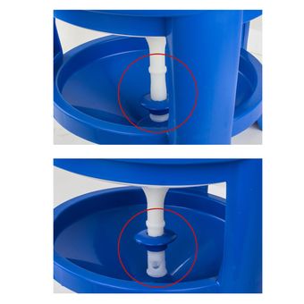 GarPet Wasserspender 30 L Metall Automatische Geflügel Wasser Siphon Huehner Vorrats Traenke S0n6t0y6