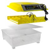 LEADZM Brutautomat Vollautomatisch – Inkubator Für 48 Hühnereier Mit Eierdrehautomatik, Wasserzugabe & Feuchtigkeitsregelung