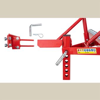 Rasenstriegel 120 cm DAR120 Rasenkamm, Entmooser, Vertikutierer, Rasenlüfter, robust & effizient, für Traktor, ATV, Kleintraktor, Moosentfernung & Rasenpflege | STABILO ...mehr als nur Baumarkt