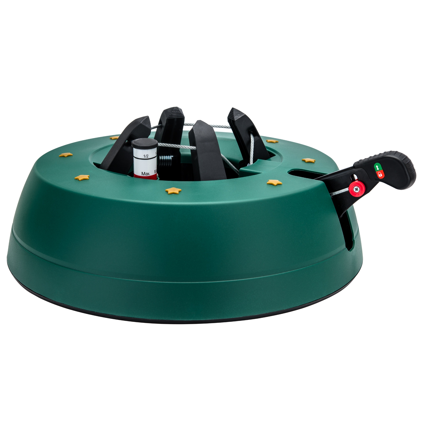 Christbaumständer bis 3M / 300 cm XL - Weihnachtsbaumständer, 13cm Stamm, Baumständer, mit Wassertank, Tannenständer - stabil, robust, rutschfest - 3 m Baum, Weihnachten