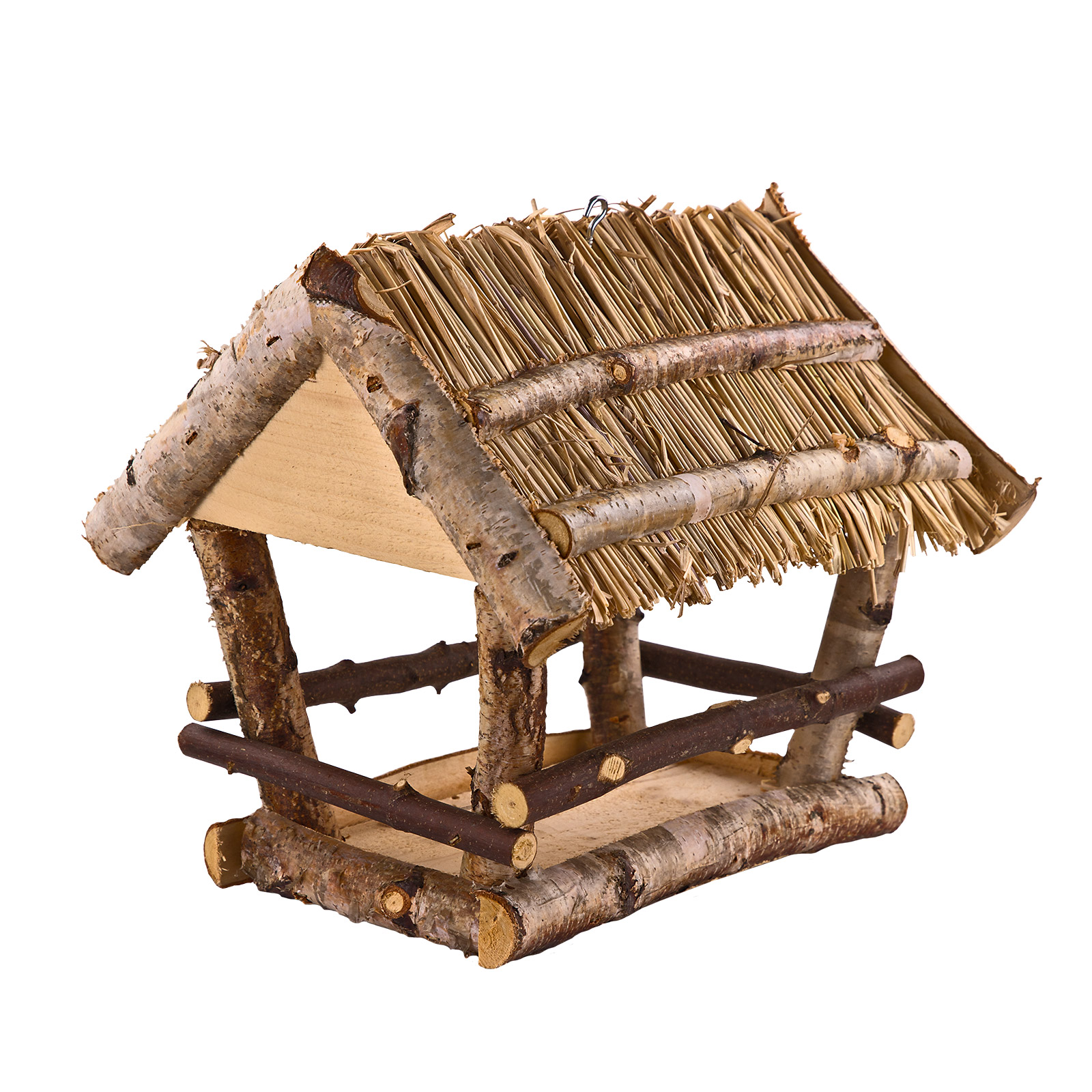 Vogelhaus Drossel 29x25x26 cm – Vogelhäuschen, Futterstelle, Holzhaus, Holzhäuschen – robust, wetterfest – für Garten, Balkon, Vögel, Wildvögel