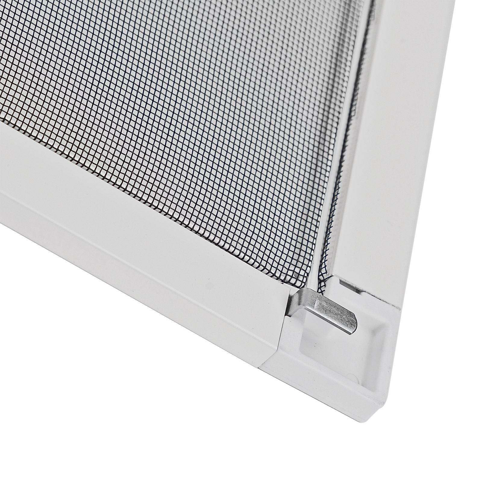 Alu Fliegengitter Fenster Mückenschutz Insektenschutz 130x150 cm weiß