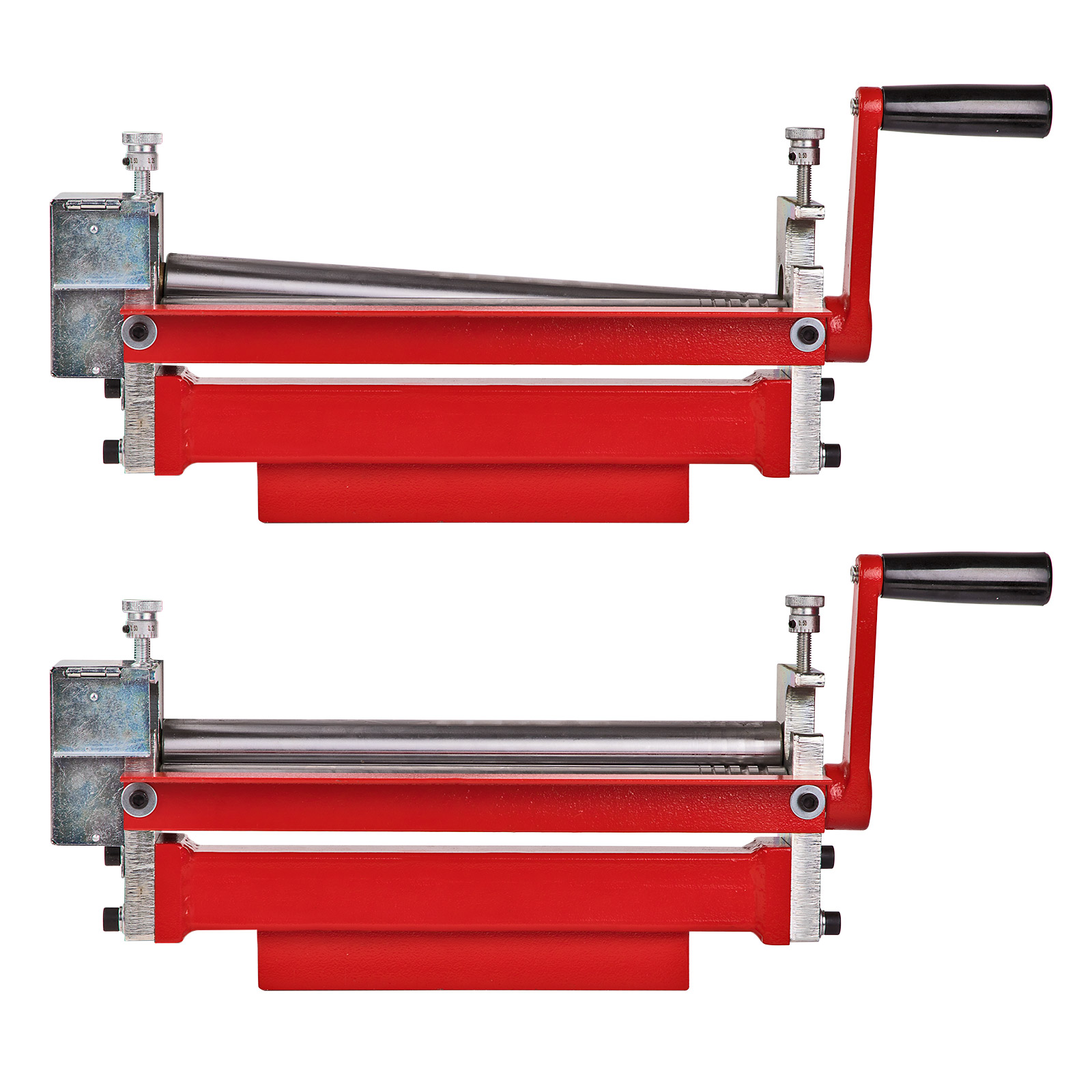 Optimum Drei-Walzen-Rundbiegemaschine BM3 – Für Draht, Rohre Und Bleche, Mit 5 Rillen (1–5 Mm), Stabile Auflage, Für Schraubstockmontage, Bis 310 Mm Arbeitsbreite