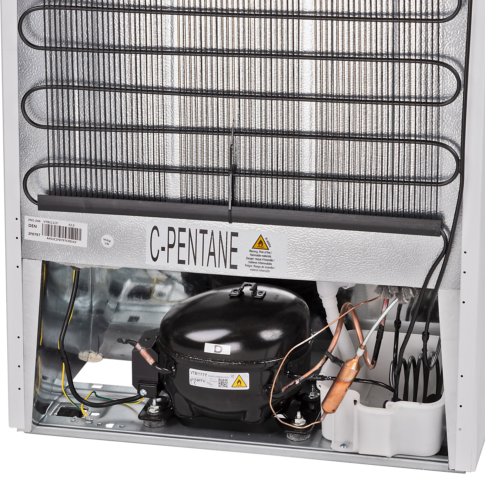 No-Frost Gefrierschrank, Tiefkühlschrank, Tiefkühler DGS 204 NF 4 Schubladen 204 Liter