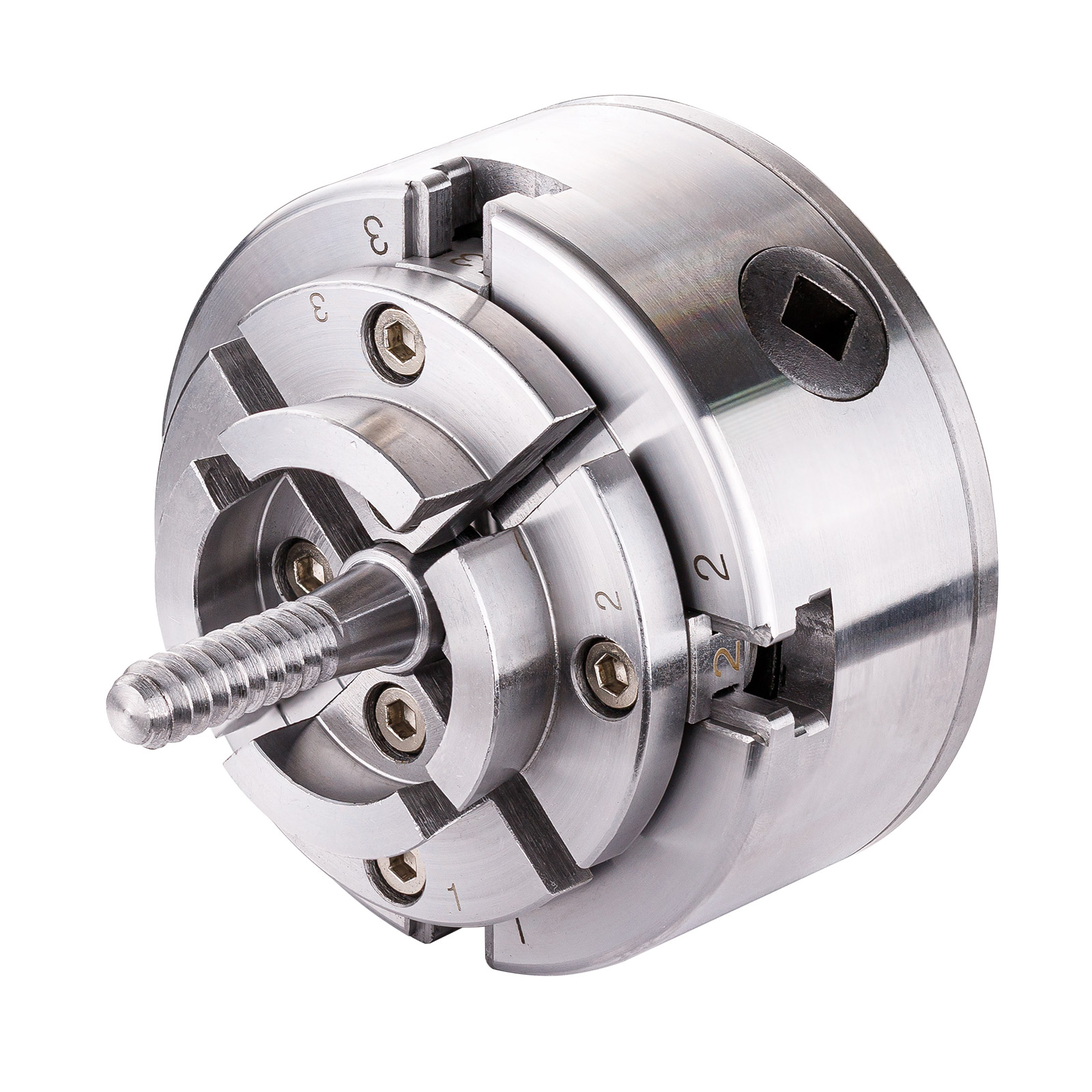 Schraubenfutter Zum Fliegenden Drechseln – Spannfutter Mit Schraube Für Drechselbank, 46 Mm Scheibe, 20 Mm Gewindelänge, 9 Mm Schraube