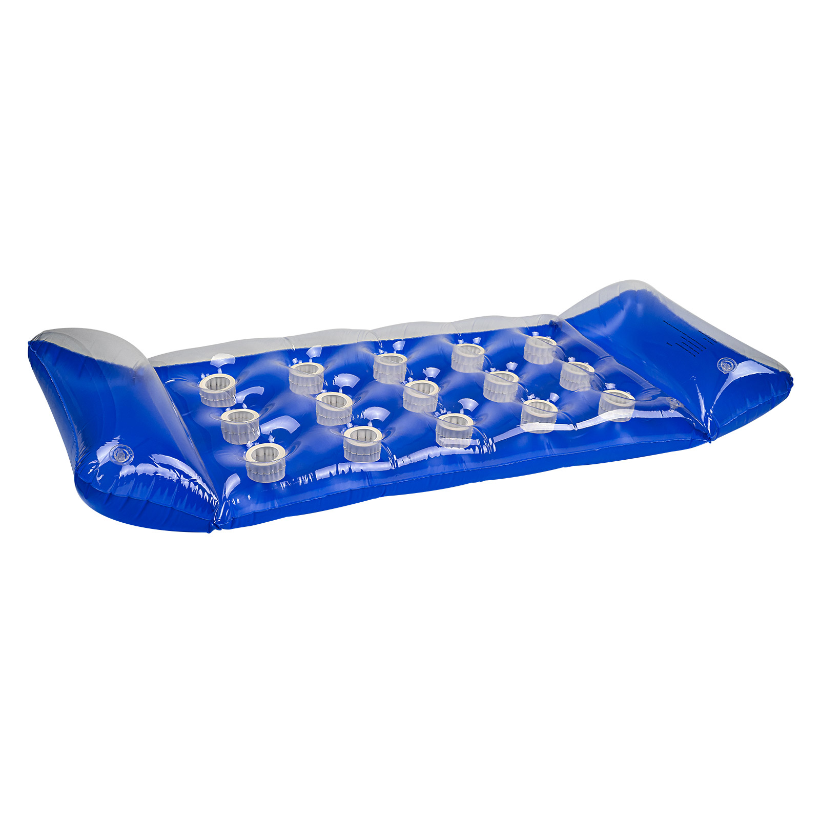 Luftmatratze Barbados, Wassermatratze, Pool Bett, blau, max. 90 kg, 2 Kopfkissen, robust, komfortabel, Garten, Pool, Strand, Sommer