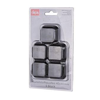 Stahl-Shop24 Quadratrohr Stopfen 40x40 mm Grau 1 Stück Kunststoff Lamellenstopfen Rohrstopfen Endkappen Abdeckkappen für Ersatzbedarf Testzwecke Stahl-Shop24 Quadratrohr Stopfen 40x40 mm Grau 1 Stück Kunststoff Lamellenstopfen Rohrstopfen Endkappen Abdeckkappen für Ersatzbedarf Testzwecke
