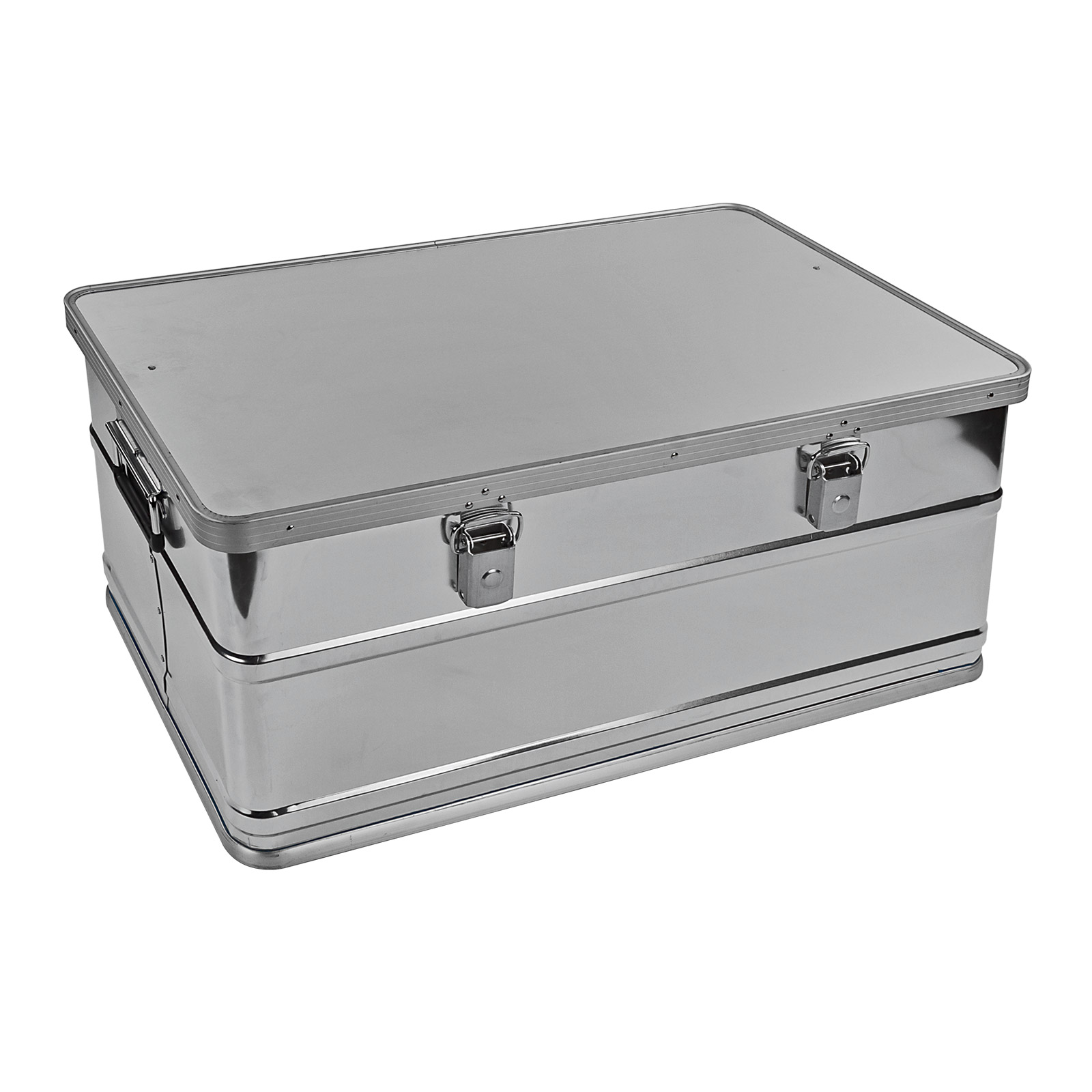 Alu Werkzeug Transportbox 90 L - Werkstattkiste, Lagerkiste, Lagerbox, Campingkiste - Robust, Leicht, Vielseitig - Für Werkzeug, Werkstatt, Camping, Outdoor, Hobby