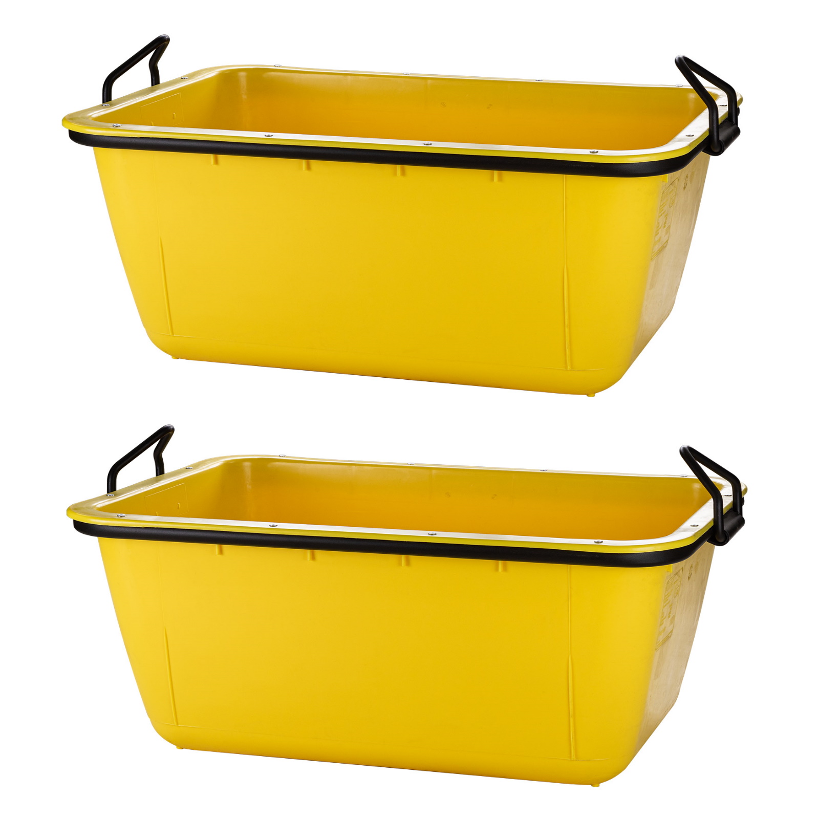 2x Mörtelkasten 105x70x47 cm, 200 Liter, Mörtelwanne, Mörtelkübel, Baukübel, Zementwanne, ideal für schwere Baustellenarbeiten und Transport von Mörtel und Zement [Artikelpaket]