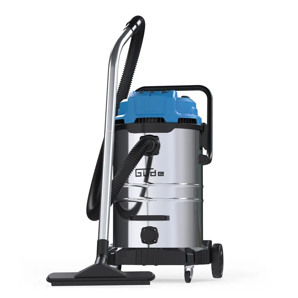 Güde Nass-Trockensauger GNTS 3-60L, 3×1200 W Power, 60 l Edelstahltank, Filterreinigung, mobil & vielseitig für Werkstatt, Garage, Baustelle