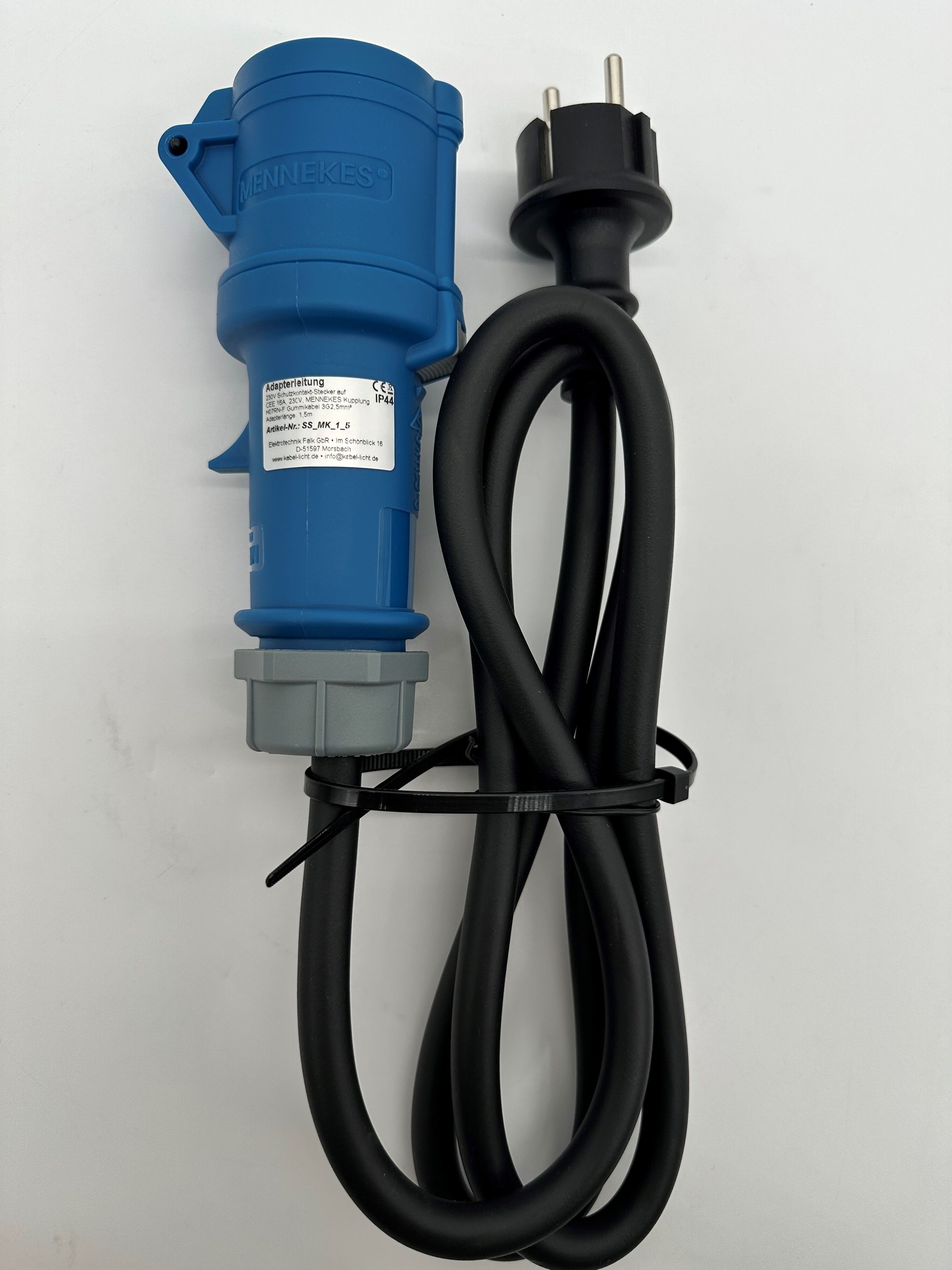 CEE auf 3x Schuko Verteiler 16A 230V IP44 1,5–20 m CEE auf 3x Schuko Verteiler 16A 230V IP44 1,5–20 m