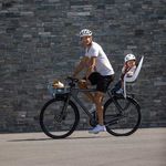 Hamax Caress Fahrradkindersitz mit abschließbarer Rahmenbefestigung