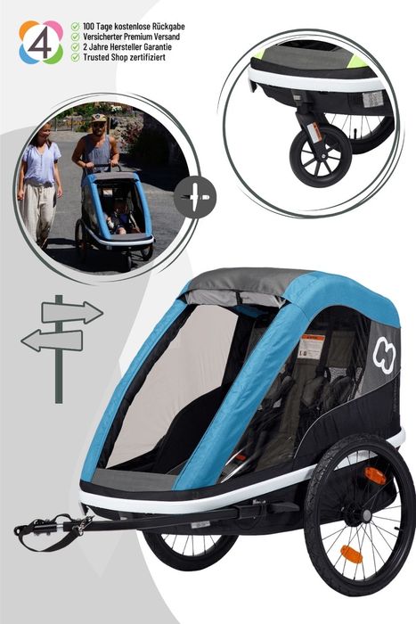 Hamax Avenida Twin Fahrradanhänger