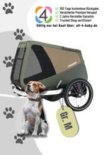 CROOZER Dog Enna Hunde-Fahrradanhänger bis 35kg