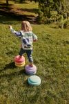 Stapelstein 6er Set Rainbow Pastel (light violet/light blue/mint/light yellow/light orange/light red)