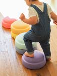 Stapelstein 6er Set Rainbow Pastel (light violet/light blue/mint/light yellow/light orange/light red)