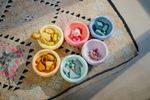 Stapelstein 6er Set Rainbow Pastel (light violet/light blue/mint/light yellow/light orange/light red)