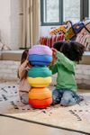 Stapelstein 6er Set Rainbow Classic (violet/blue/green/yellow/orange/red)