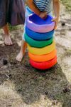 Stapelstein 6er Set Rainbow Classic (violet/blue/green/yellow/orange/red)