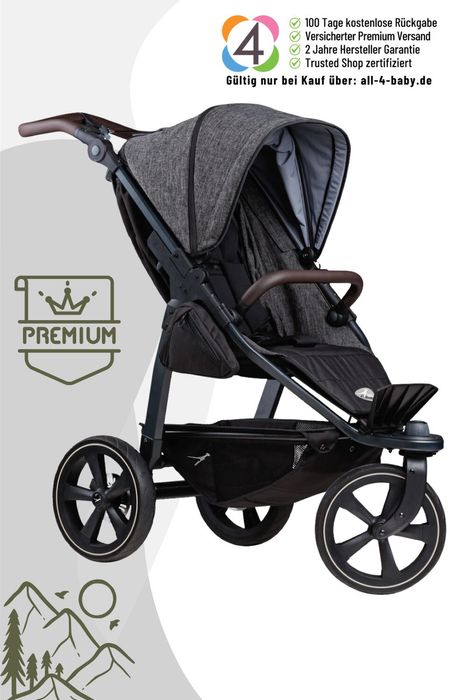 TFK Mono 2 - Sportkinderwagen mit Luftkammerrad-Set - Premium Edition