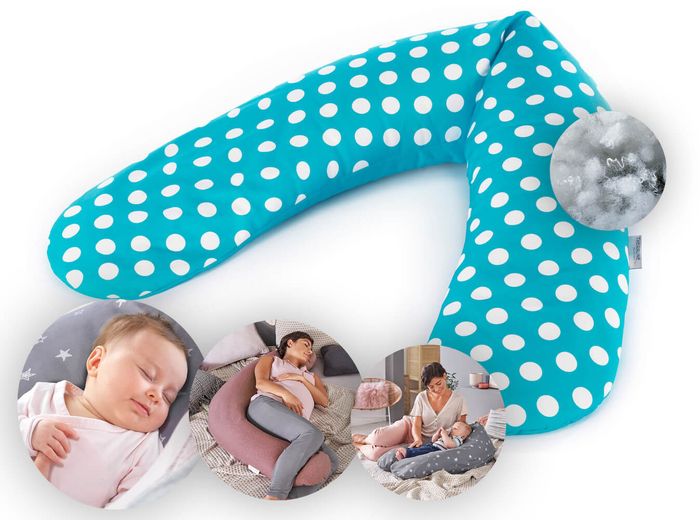 Theraline Stillkissen "Das Original" Polyester Hohlfaser Bezug 190 cm