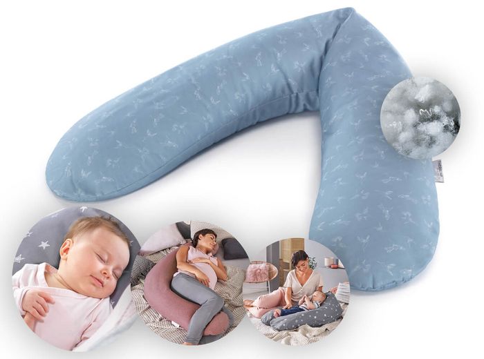 Theraline Stillkissen "Das Original" Polyester Hohlfaser Bezug 190 cm