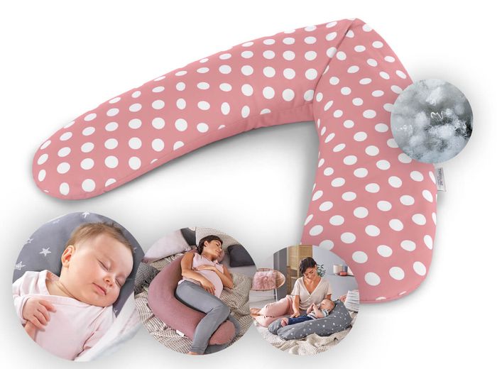 Theraline Stillkissen "Das Original" Polyester Hohlfaser Bezug 190 cm