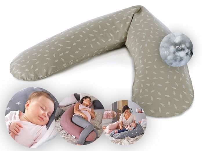 Theraline Stillkissen "Das Original" Polyester Hohlfaser Bezug 190 cm