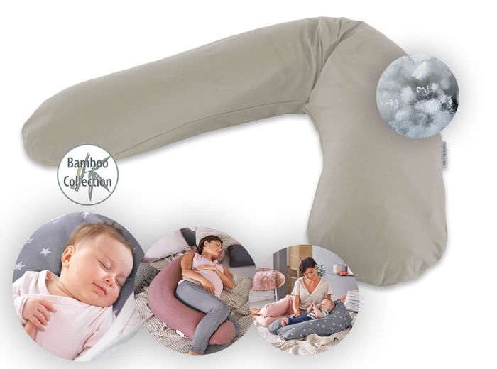 Theraline Stillkissen "Das Original" Polyester Hohlfaser Bezug 190 cm