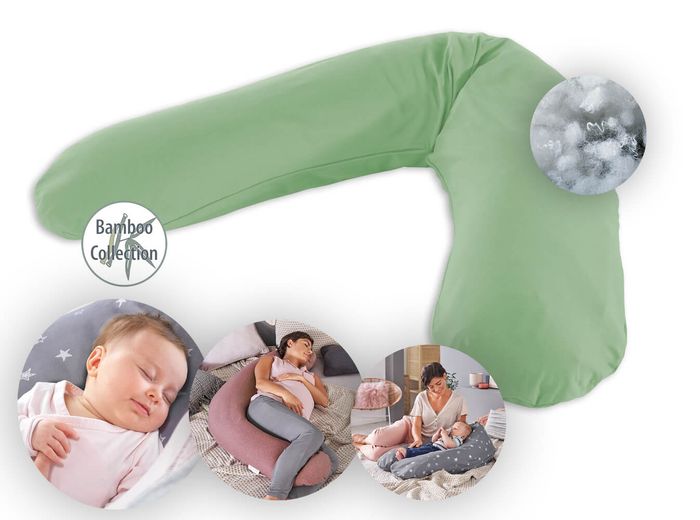 Theraline Stillkissen "Das Original" Polyester Hohlfaser Bezug 190 cm