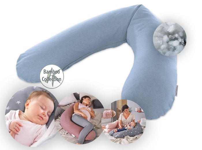 Theraline Stillkissen "Das Original" Polyester Hohlfaser Bezug 190 cm