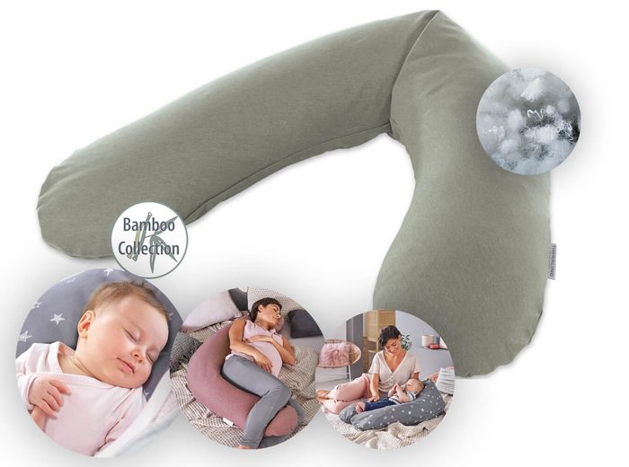 Theraline Stillkissen "Das Original" Polyester Hohlfaser Bezug 190 cm
