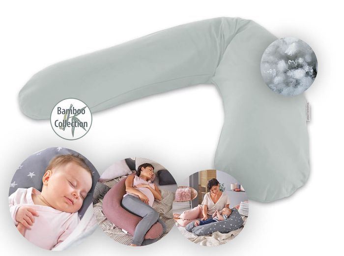 Theraline Stillkissen "Das Original" Polyester Hohlfaser Bezug 190 cm