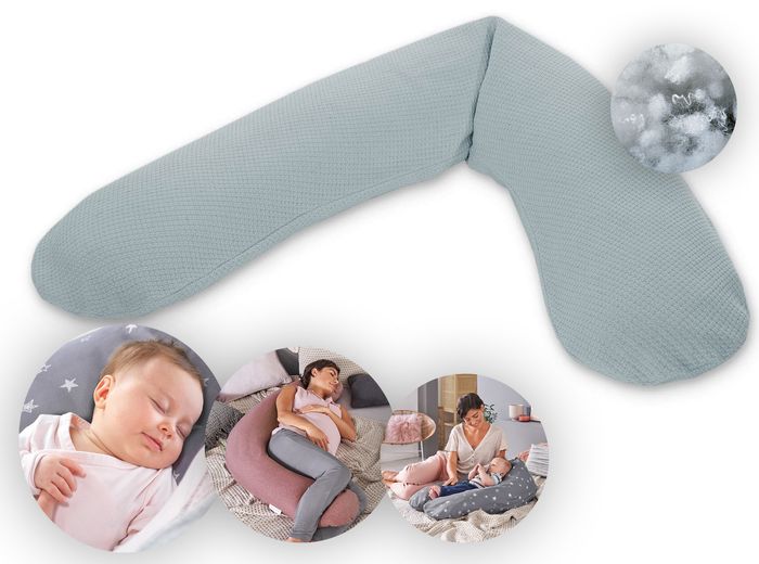 Theraline Stillkissen "Das Original" Polyester Hohlfaser Bezug 190 cm