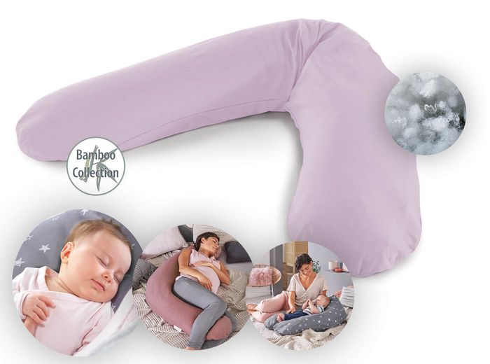 Theraline Stillkissen "Das Original" Polyester Hohlfaser Bezug 190 cm