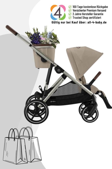 Cybex Gazelle S Kinderwagen / Geschwisterwagen / Zwillingswagen