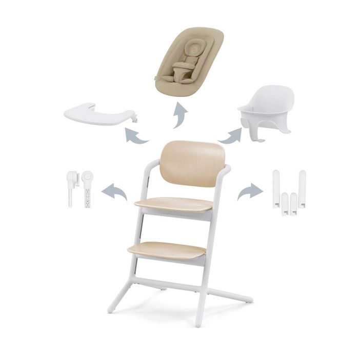 Cybex Lemo 2.0 Hochstuhl 4in1 Set mit Neugeborenenset