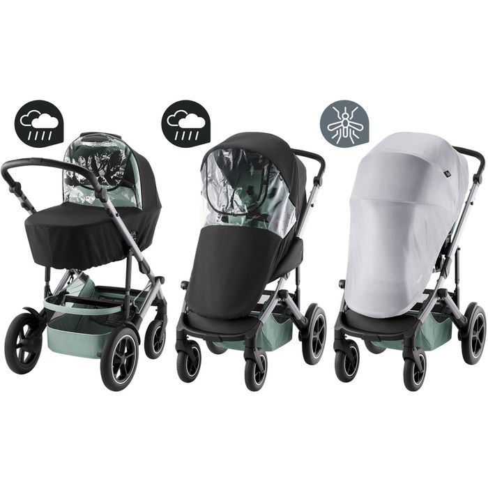 Britax Römer Wetterschutz-Set – Smile 5Z (Regenschutz, Moskitonetz)