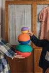 Stapelstein Inside Rainbow Classic 6er Set - (violet / blue / dark green / yellow / orange / red)