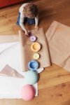 Stapelstein Inside Rainbow Pastel 6er Set - (light violet/light blue/mint/light yellow/light orange/light red)