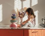 Stapelstein Inside Rainbow Pastel 6er Set - (light violet/light blue/mint/light yellow/light orange/light red)